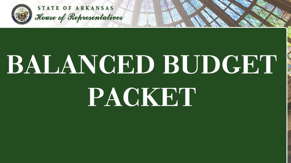 State of Arkansas Balanced Budget Packet
