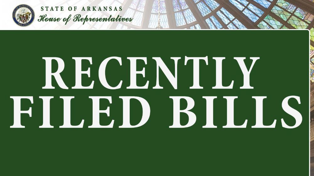 Search Bills: Recently Filed
