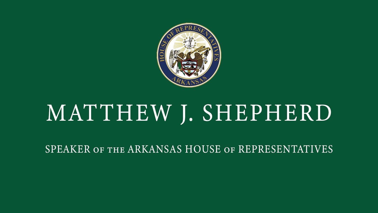 What does the speaker of the House do? - Arkansas Advocate