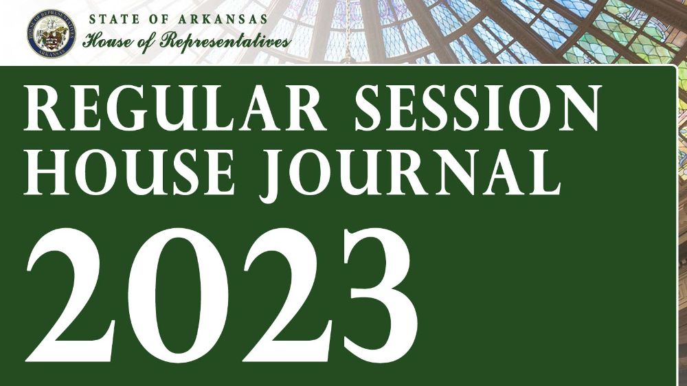 2023 House Journal: Regular Session