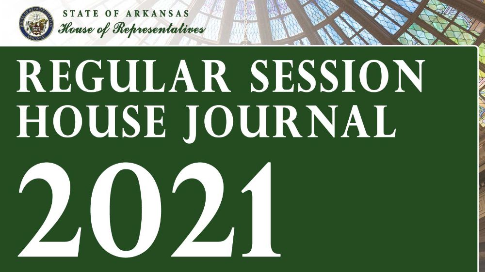 2021 House Journal: Regular Session