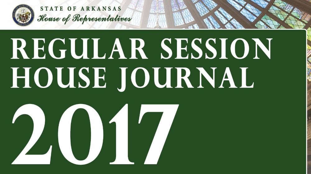 2017 House Journal: Regular Session