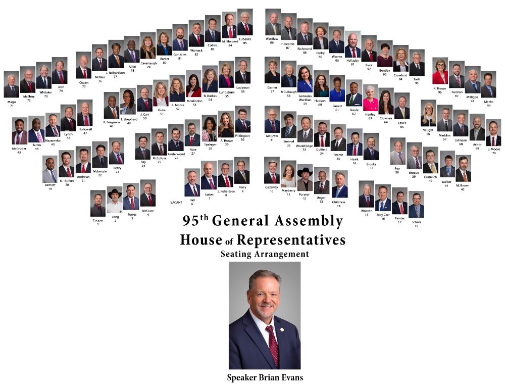 95th General Assembly Seating Chart