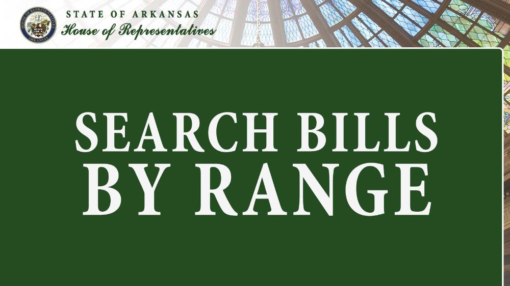 Search Bills: By Range