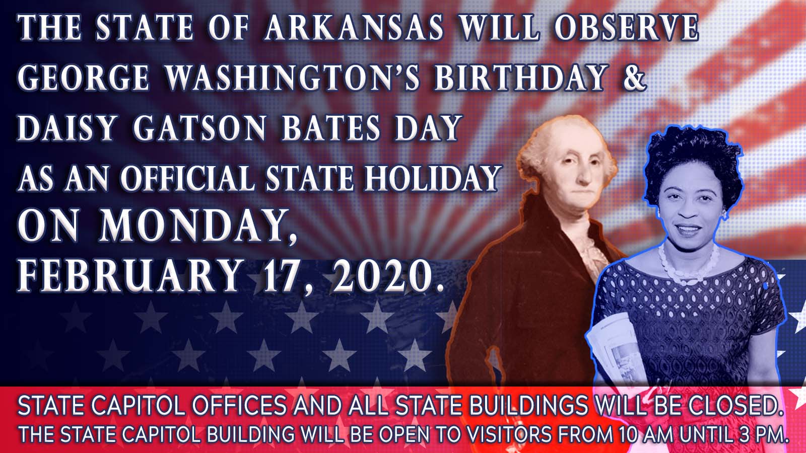 George Washington, Daisy Gatson Bates day 2020.jpg